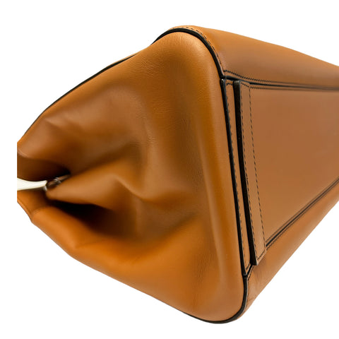 Max Mara Tobacco Leather Handbag