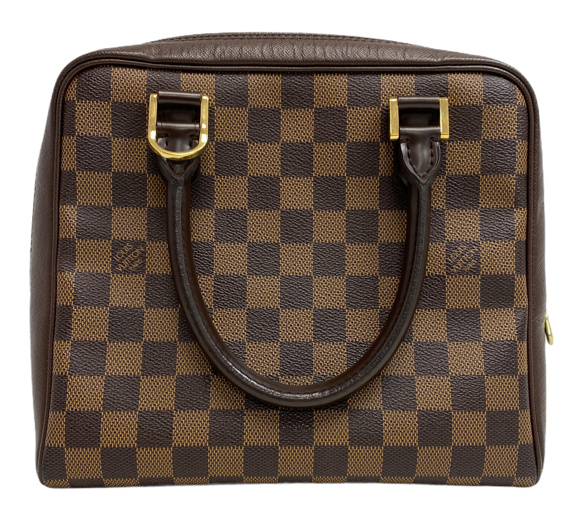 Louis Vuitton Damier Ebene Speedy 30 Boston Bag MM Leather ref