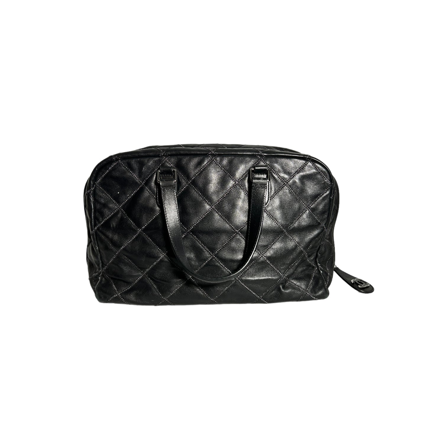 Chanel Black Bowling Bag