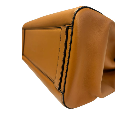 Max Mara Tobacco Leather Handbag
