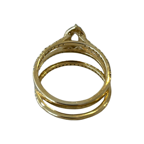 Bridal Rings - Yellow Gold and Diamonds