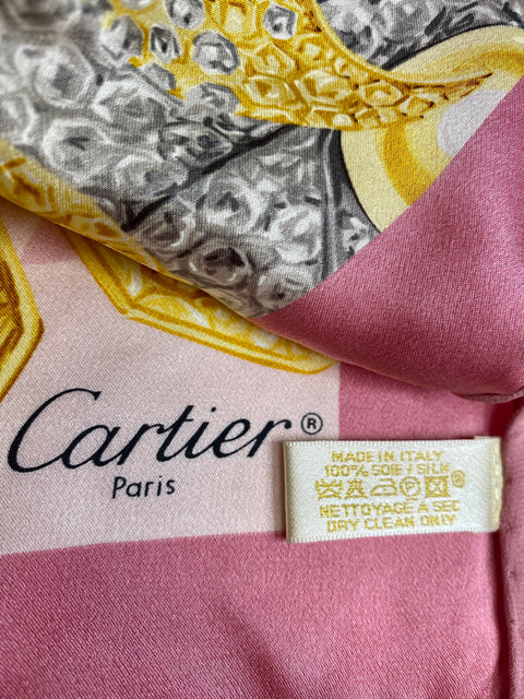 Cartier | Floral Silk Scarf