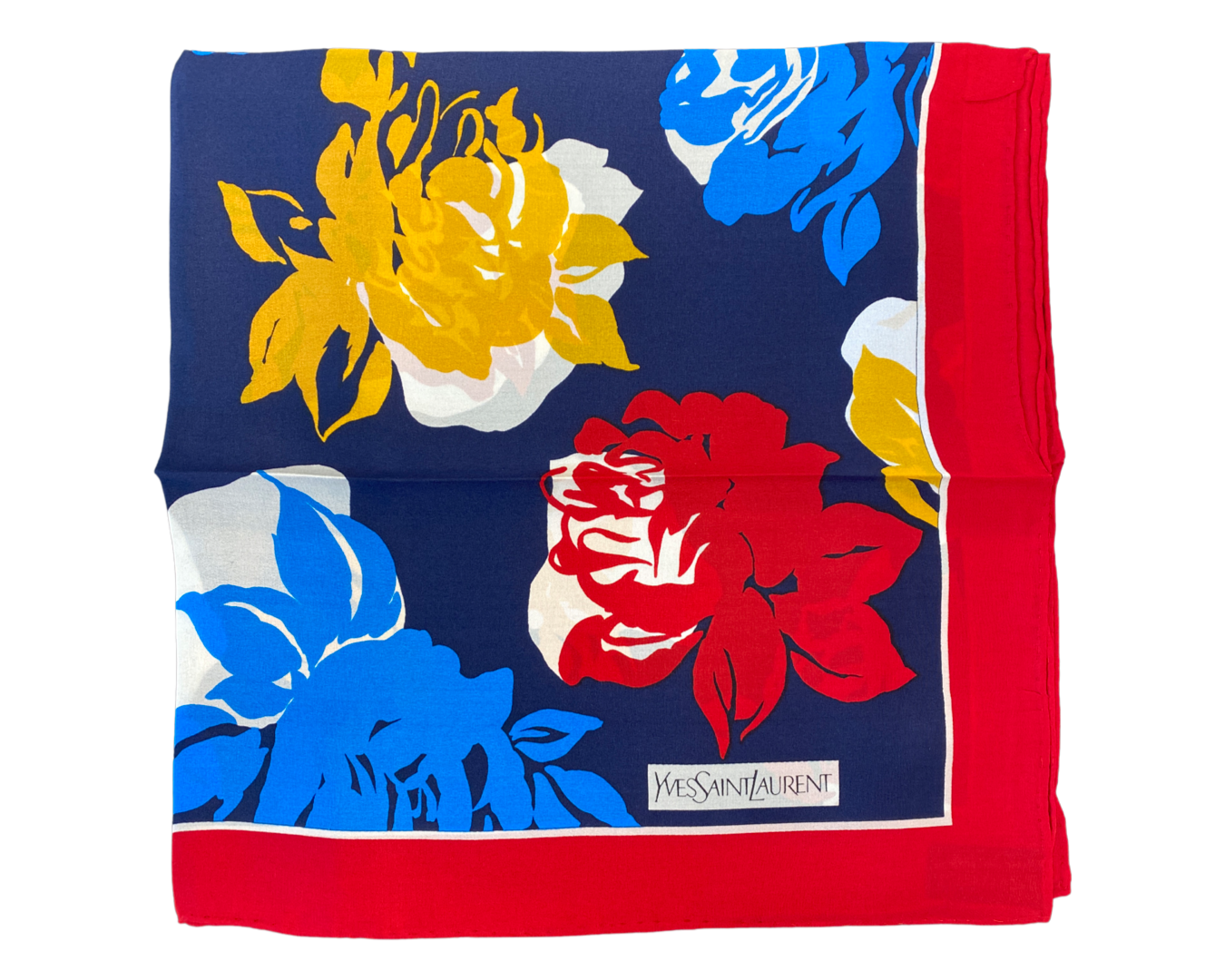YSL Vintage | Square silk scarf