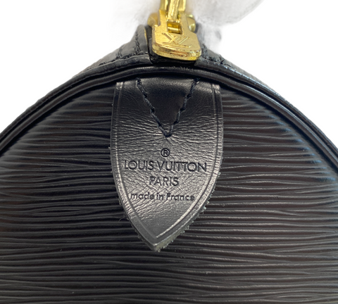 Louis Vuitton Vintage Keepall 50 Black Epi Leather